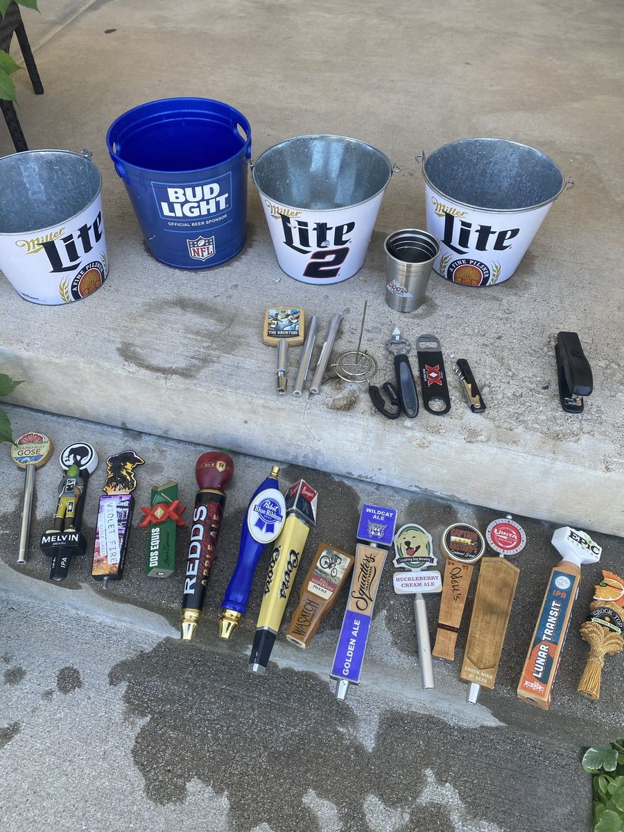 Beer taps & buckets