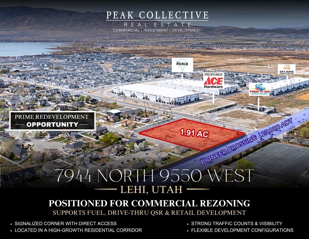 1.91 AC Prime Redevelopment Opportunity For Sale