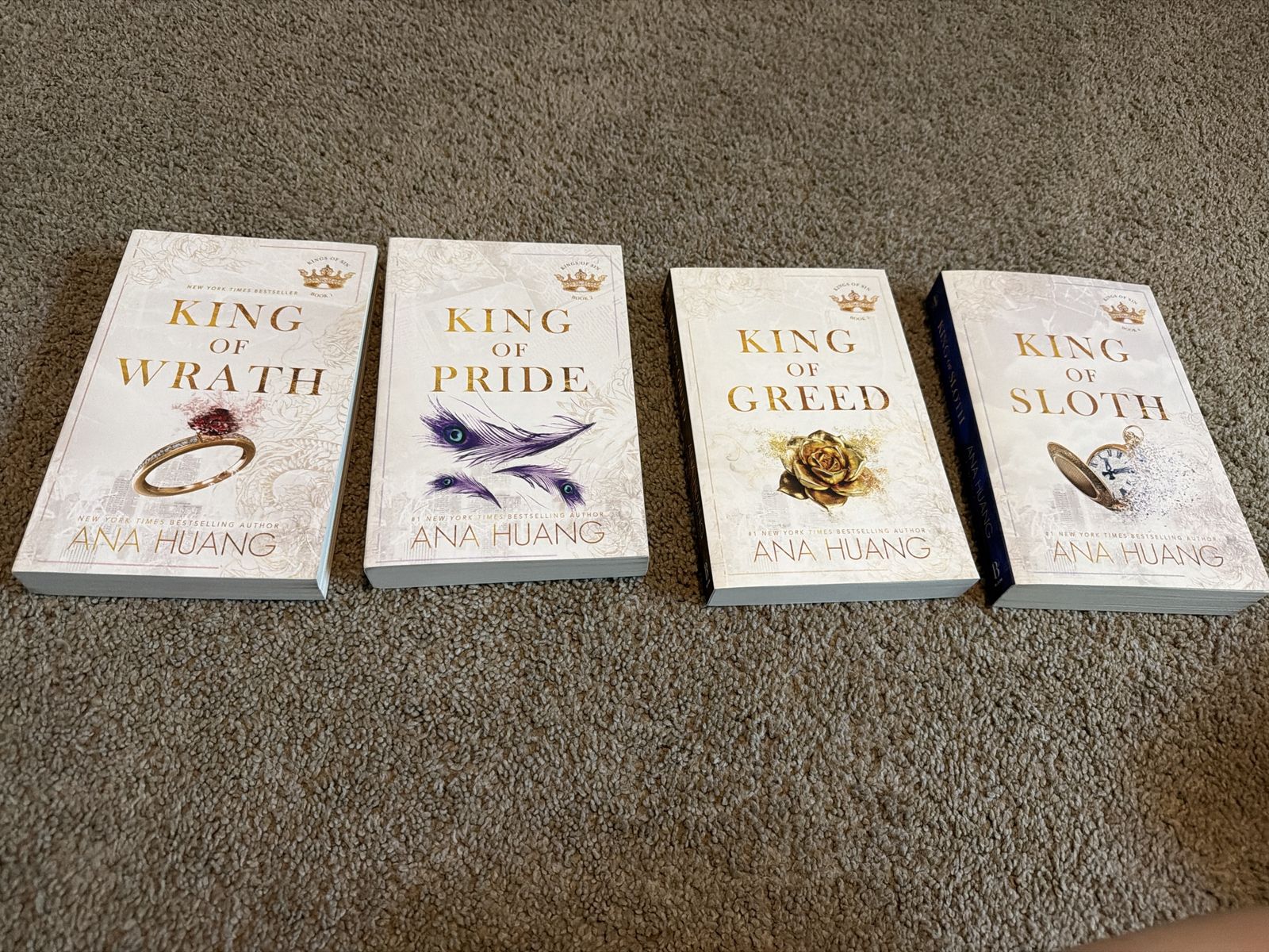 Ana Huang Kings of Sin Books 1–4 Set