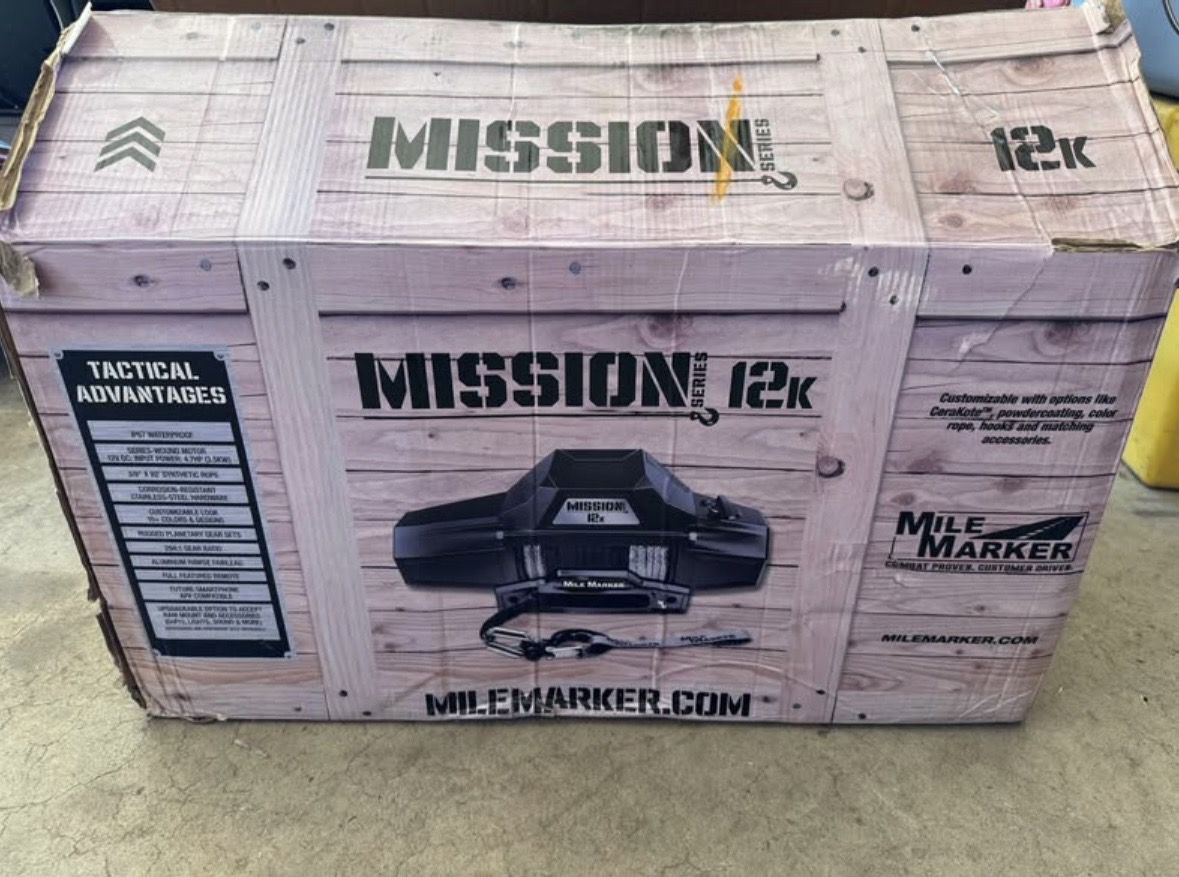 Mile Marker Mission 12k Series Winch