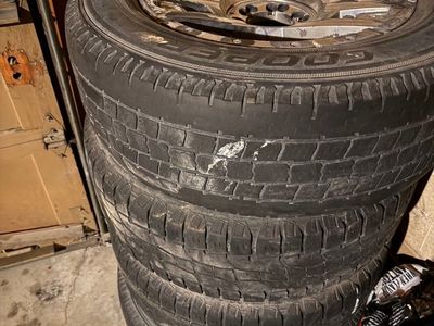 Cooper LT275/65R20 Tires with Custom Chrome Wheels - Set of 4