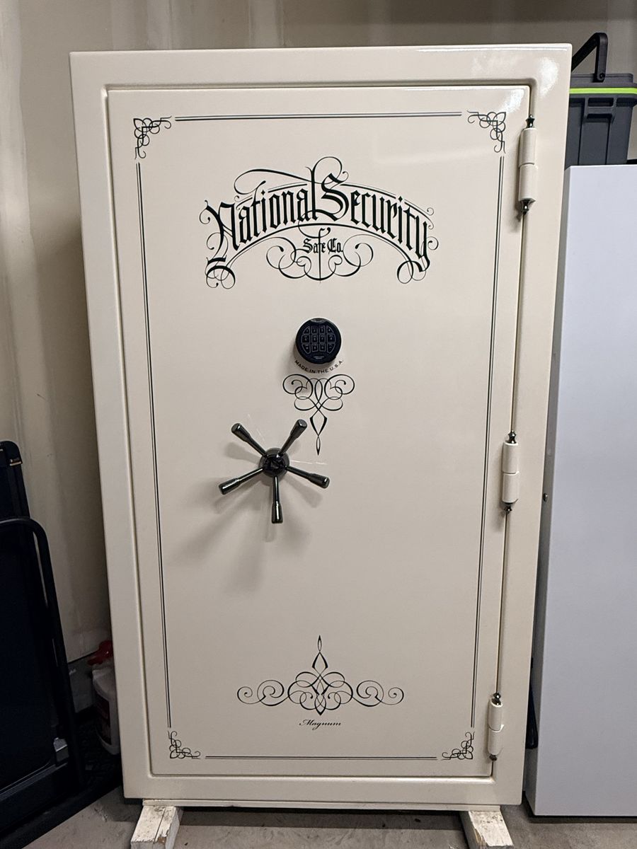 National Security Magnum QX50 Safe - 2.5 Hr Fire Rated, Biometric Lock, 72" Tall, 1585lbs