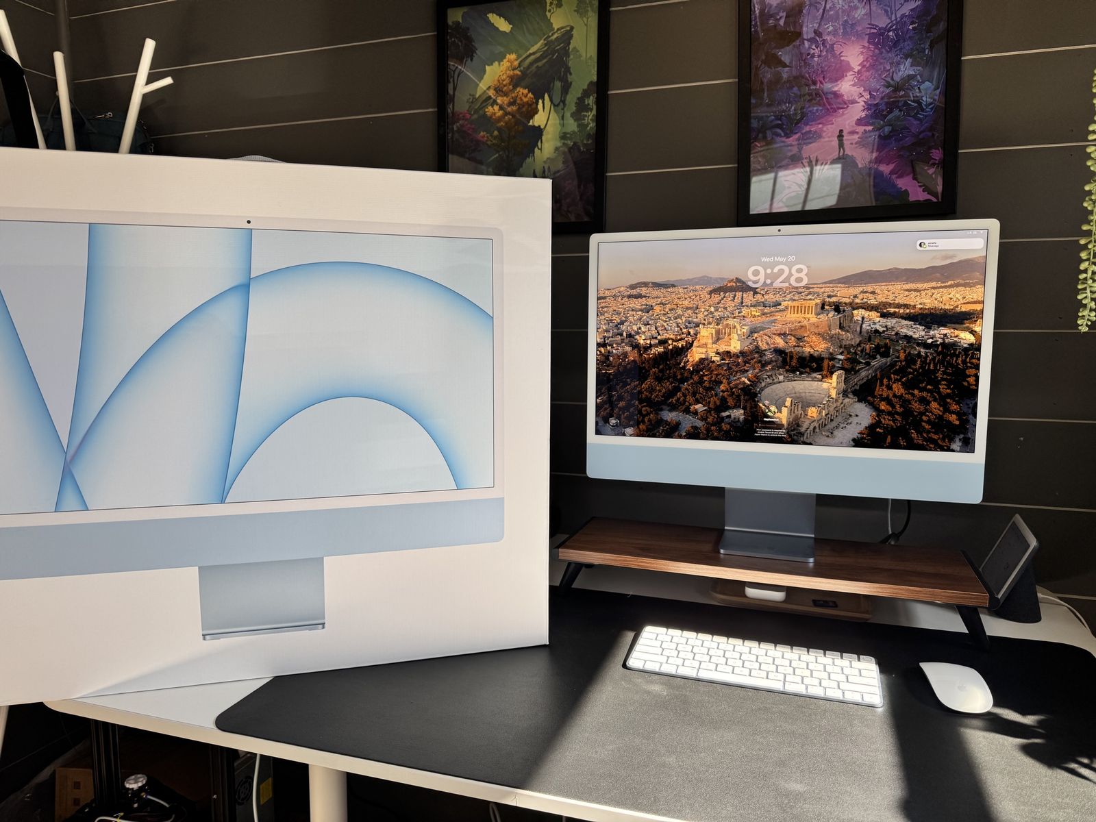 Excellent 24 inch M1 iMac 8GB RAM 512 SSD with original box