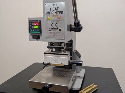 Leather heat stamping machine