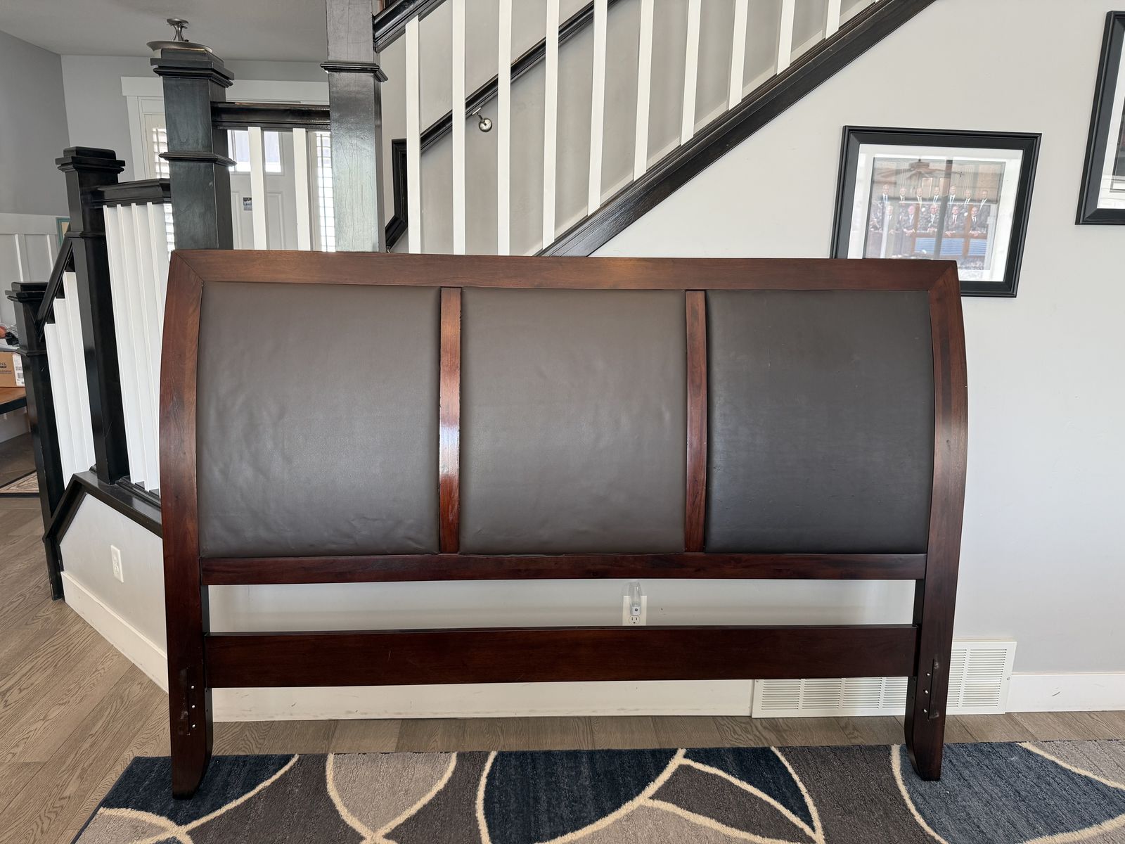 King Size Cherry Solid Wood Bedframe