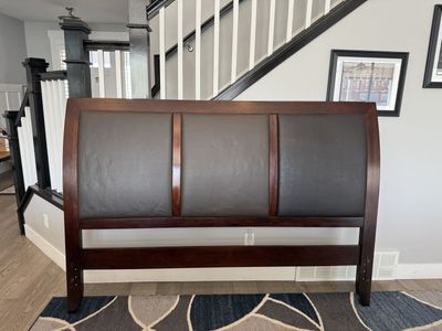 King Size Cherry Solid Wood Bedframe