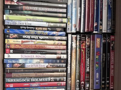 Large Lot of Used DVDs - Various Genres, Action, Drama, Musicals, and More - Mixed Collection
