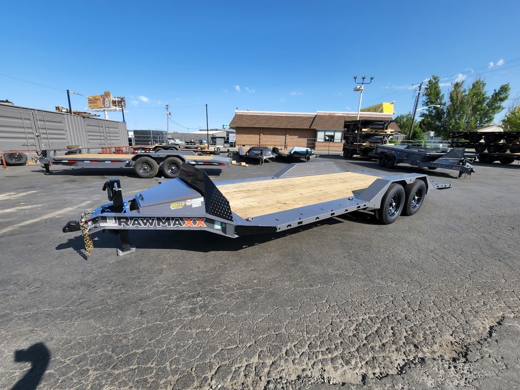 2026 RawMaxx 24' SLX 14K Car Hauler Flatbed Traile