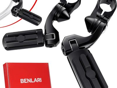 Harley Touring, Street Glide, Road King, Electra Glide, Softail Dyna Highway Pegs - BLACK