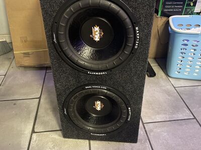 NEW LANZAR 1600 W SUBWOOFERS W/BOX