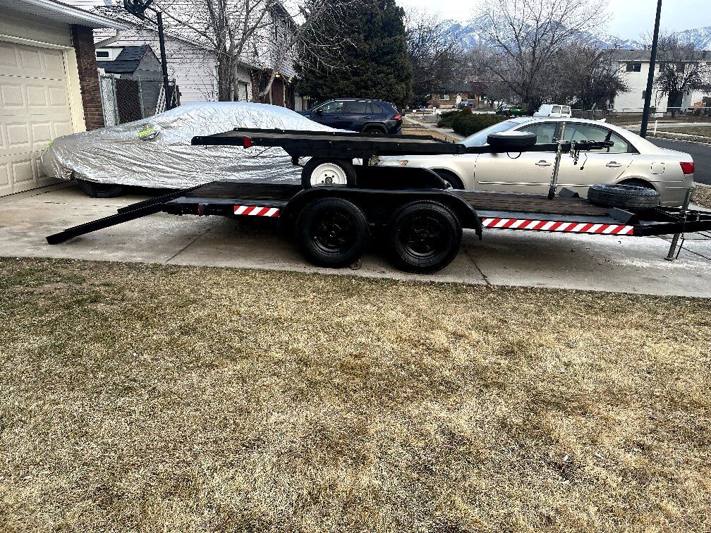 OBO Car hauler double axle trailer