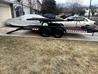 OBO Car hauler double axle trailer