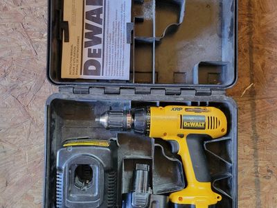 DEWALT XRP 12V Cordless Drill with Case, Battery, Charger, Manual