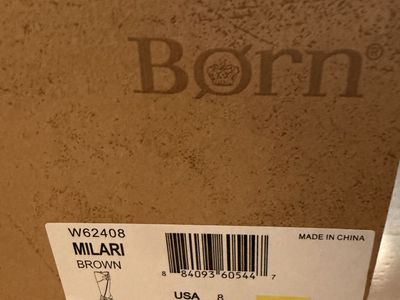 Born Milari Brown Leather Riding Boots Women's Size 8 / EU 39