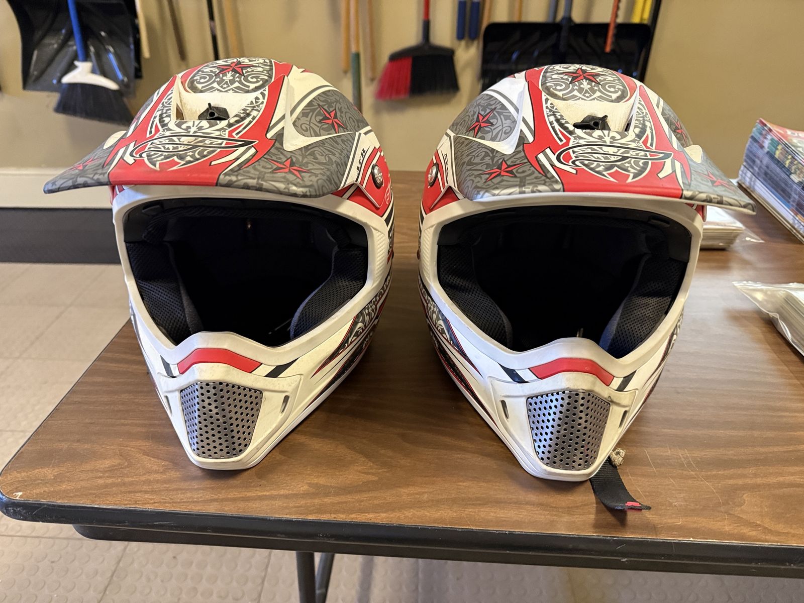 Fulmer Rockstar Helmets BMX Motorcycle DOT Size Small & XSmall