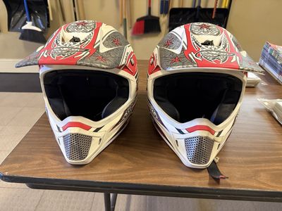 Fulmer Rockstar Helmets BMX Motorcycle DOT Size Small & XSmall
