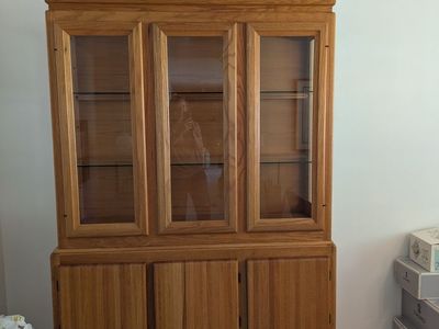 Wooden hutch