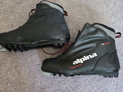 Alpina T5 Plus Touring Cross-Country Ski Boots - Size EU 42 / US Men's 9