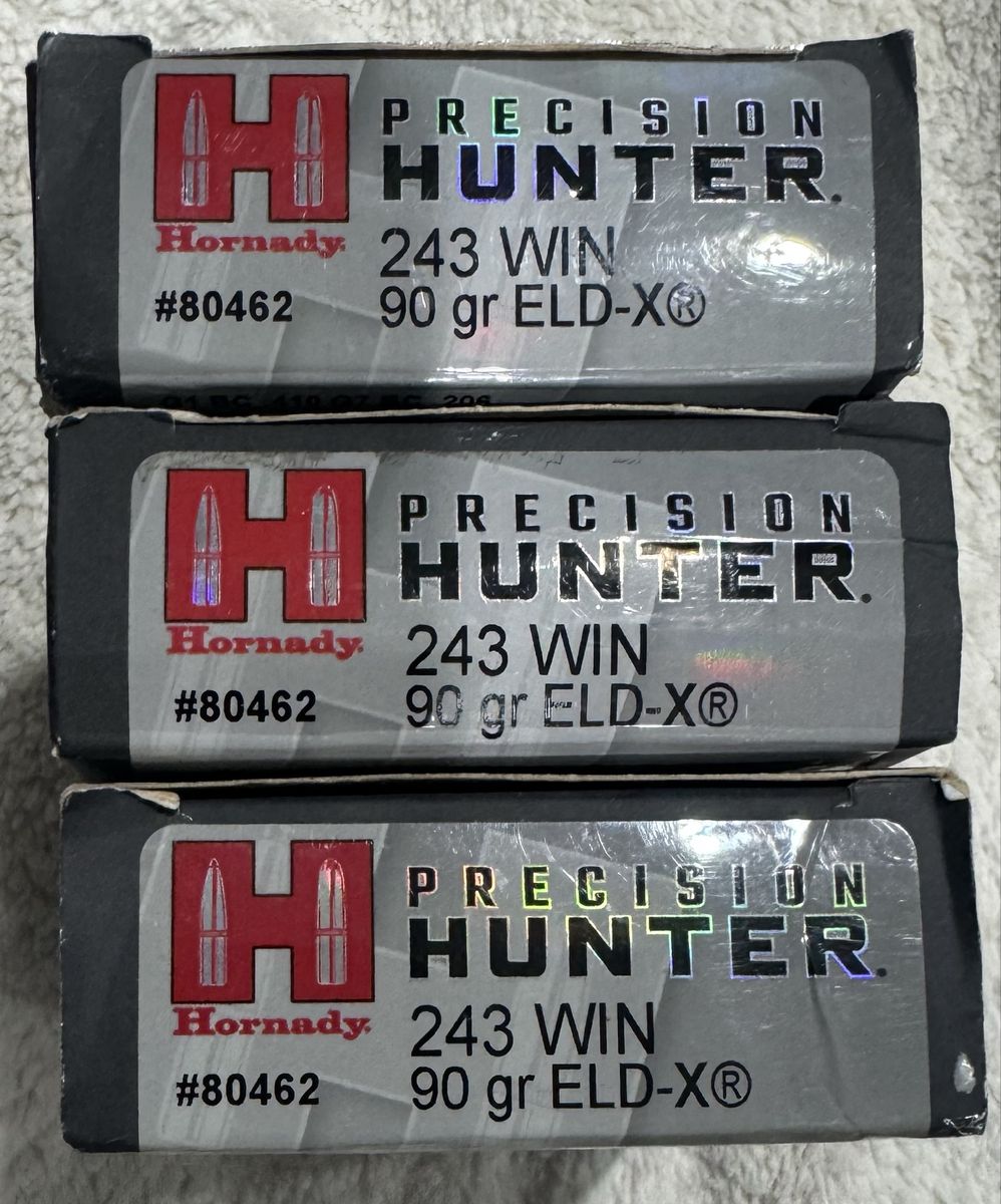 Hornady Precision Hunter .243 WIN 90 gr ELD-X Ammunition
