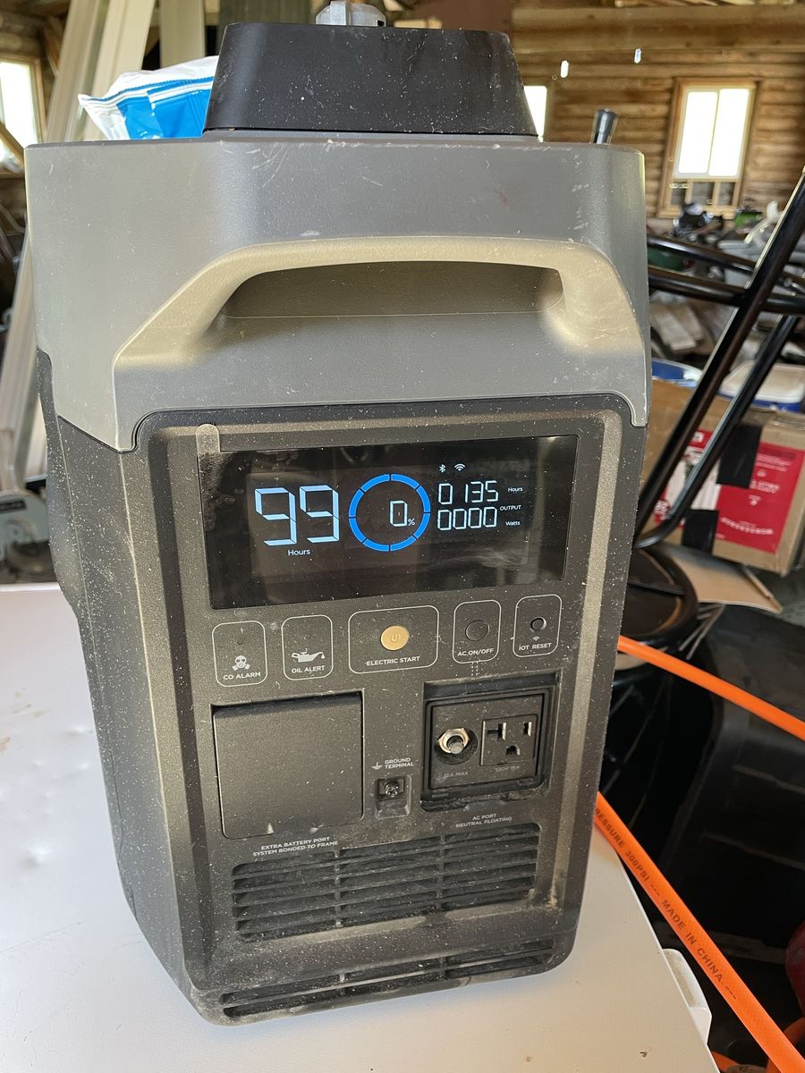 EcoFlow generator.