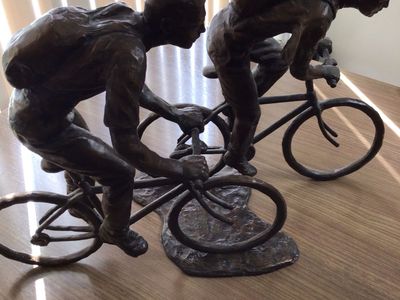 Bronze Statue-“Anxiously Engaged”