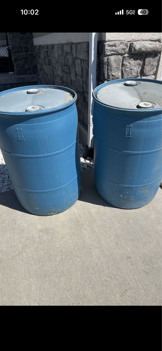 50 Gallon Water Containers