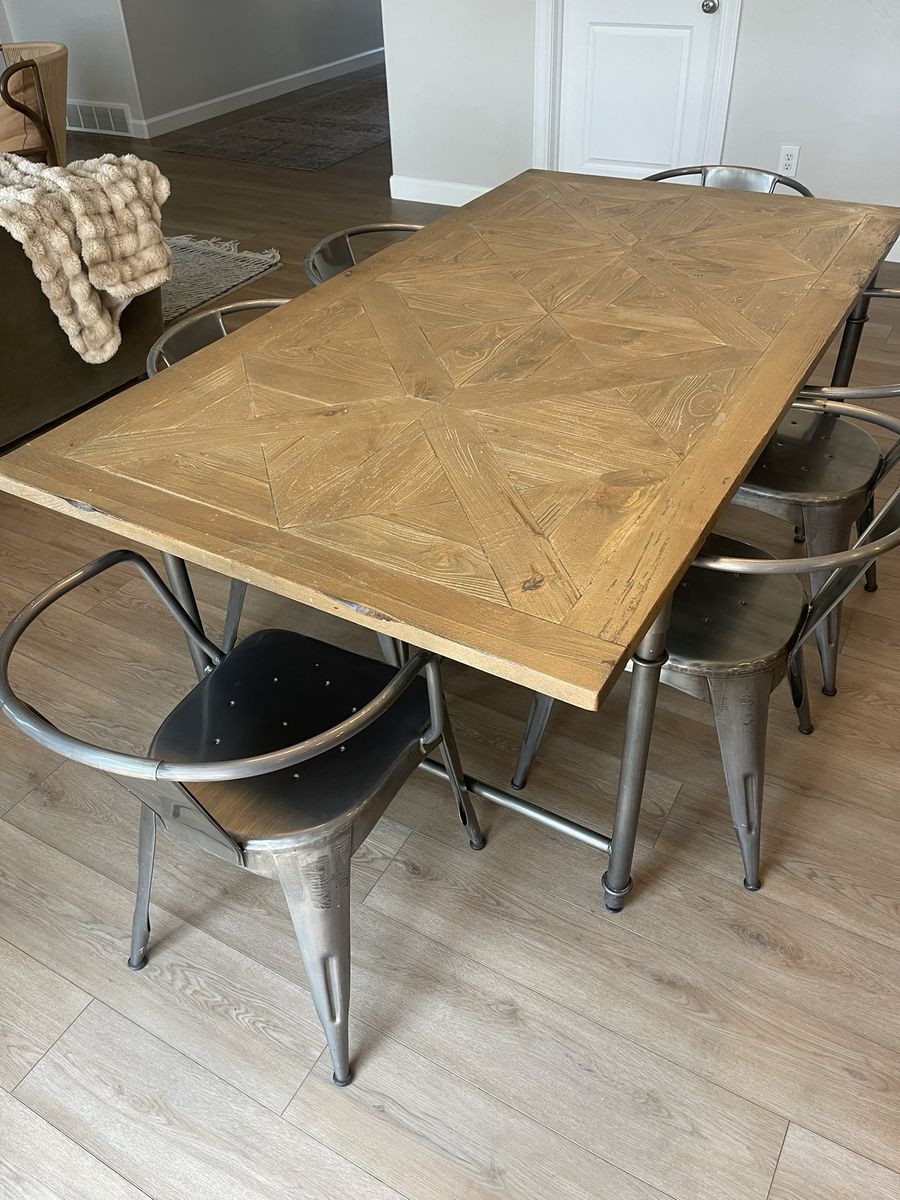 World Market Table, Chairs, Barstools and Bench Set