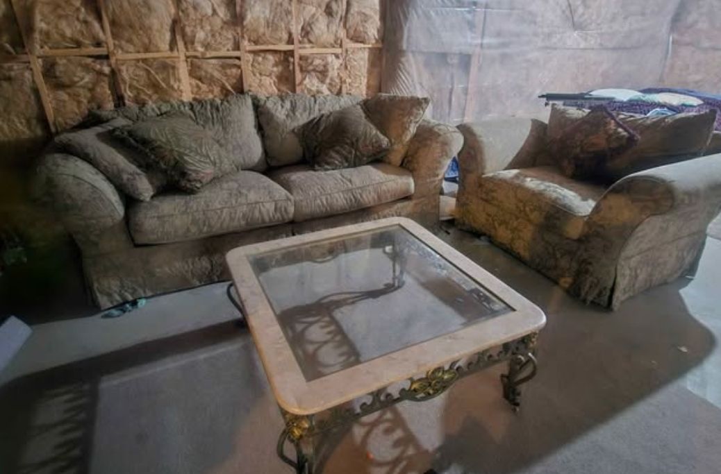 Sofa and tables