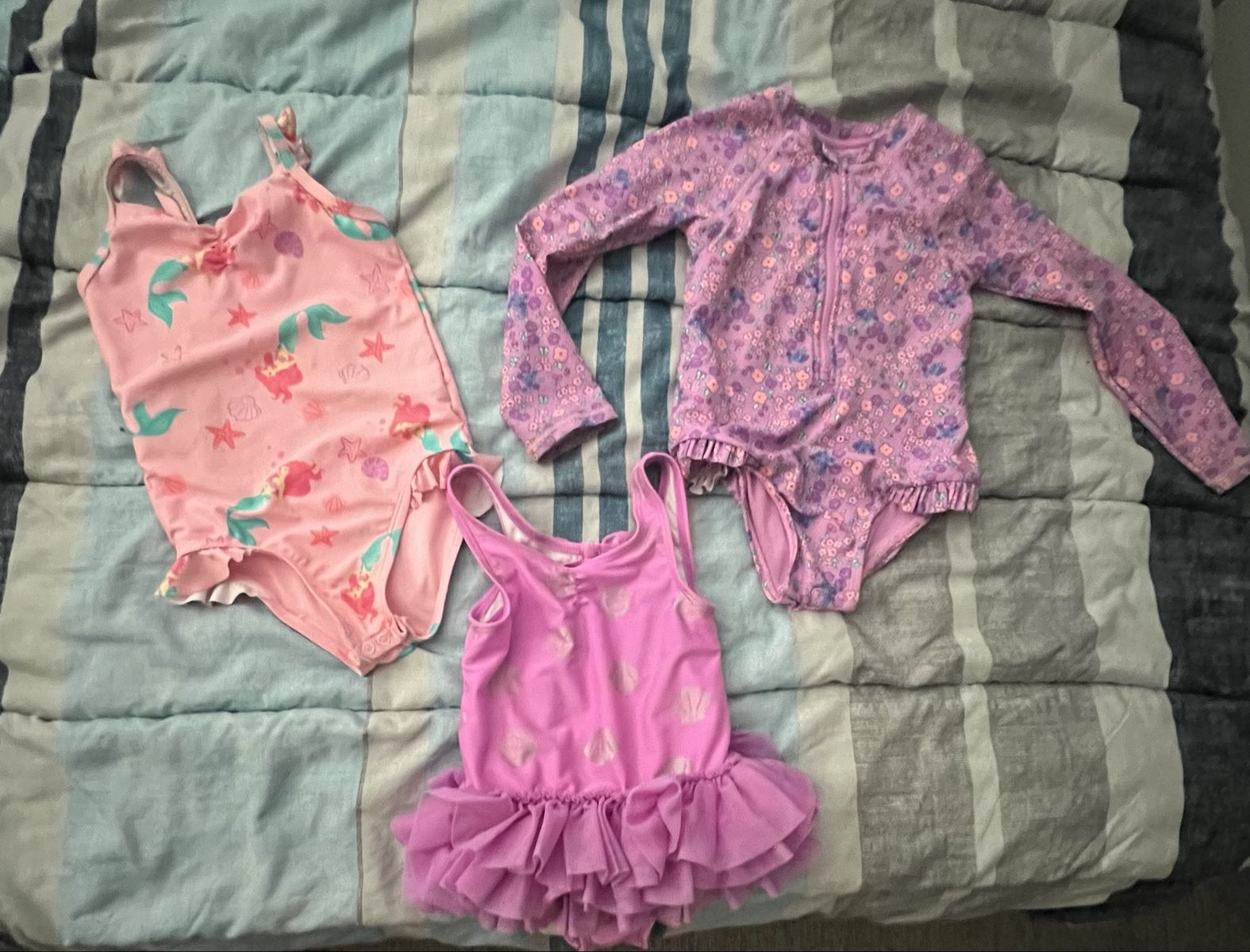 Three 3T bathing suits