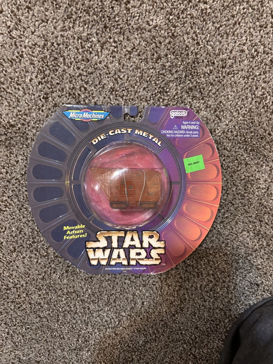 Galoo Micro Machines Star Wars Jawa Sandcrawler Die-Cast Metal Movable Action NEW