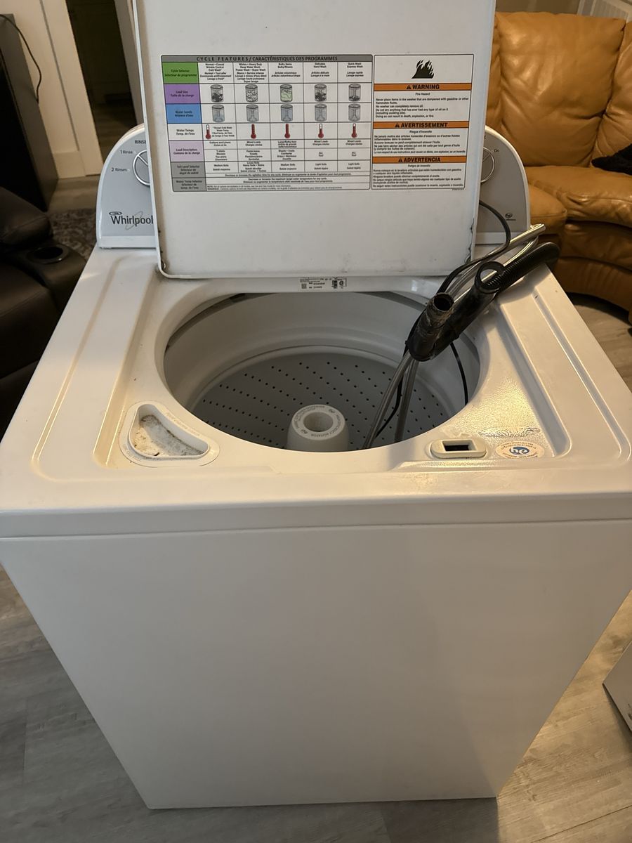 Whirlpool White Top Load Washer
