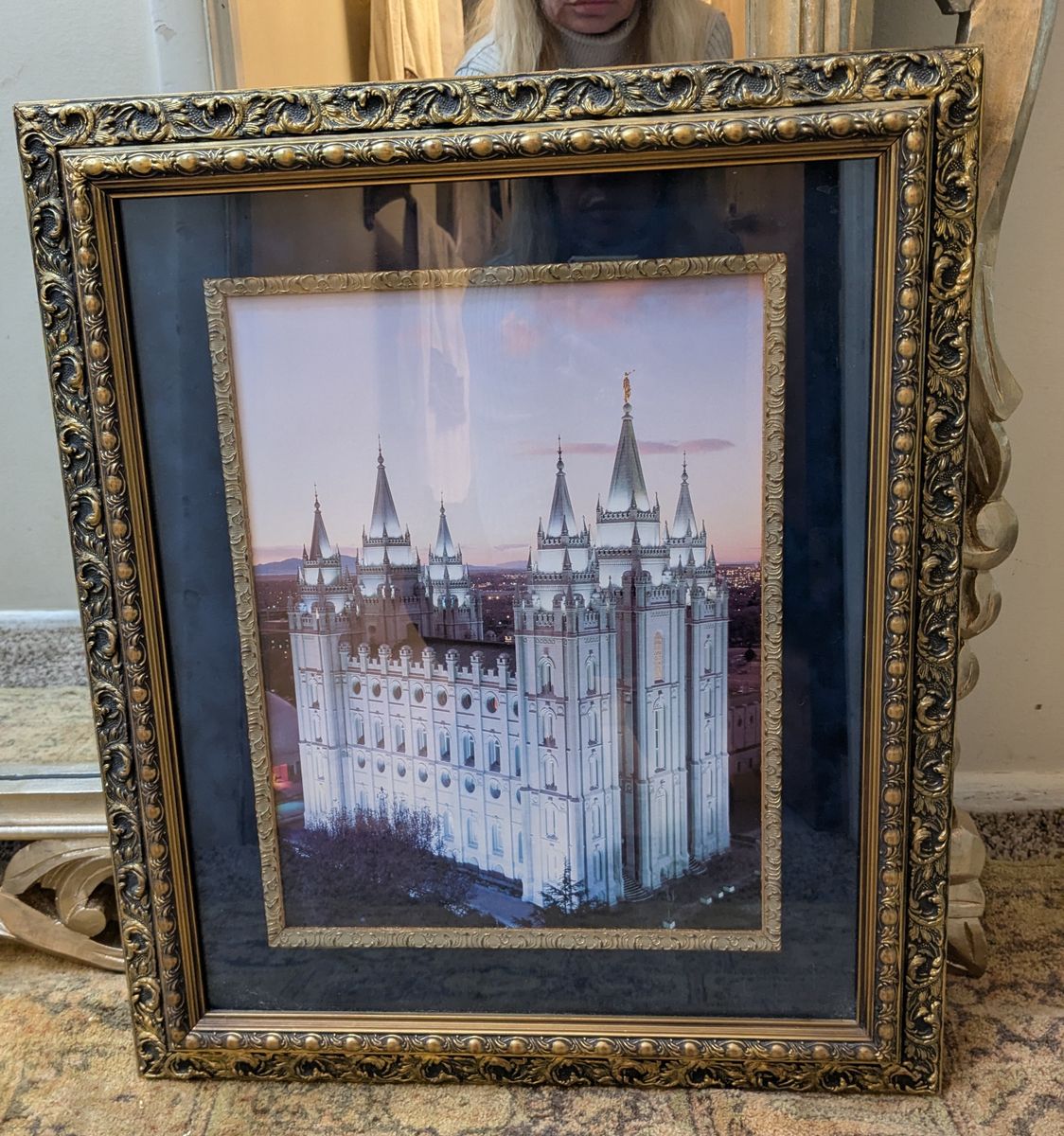 16×20 SLC Beautifully Framed Temple picture