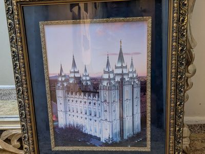 16×20 SLC Beautifully Framed Temple picture