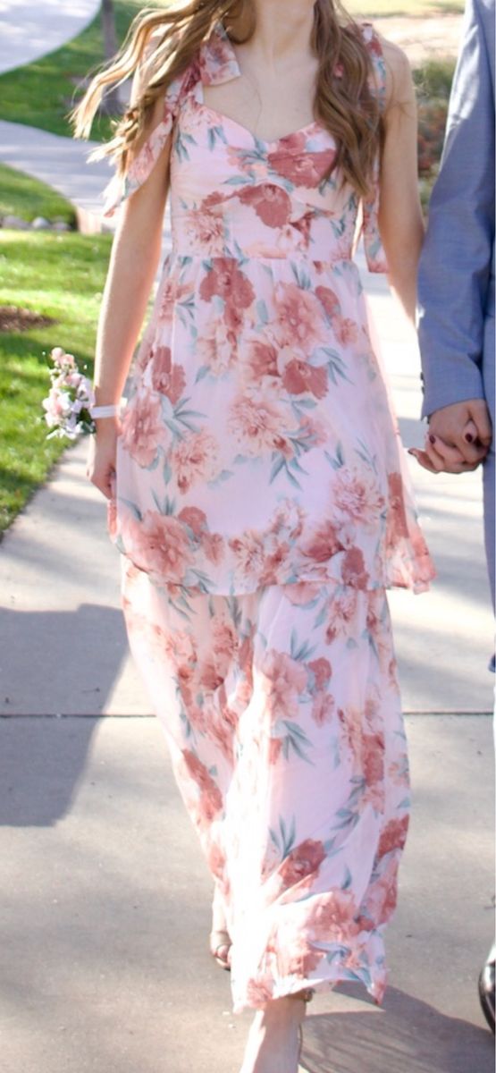 Pink Floral Dress