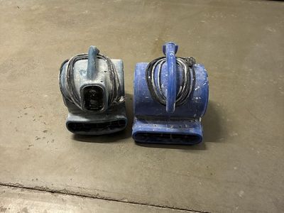 XPower Industrial Air Mover / Carpet Dryer Blower Fans (Set of 2)