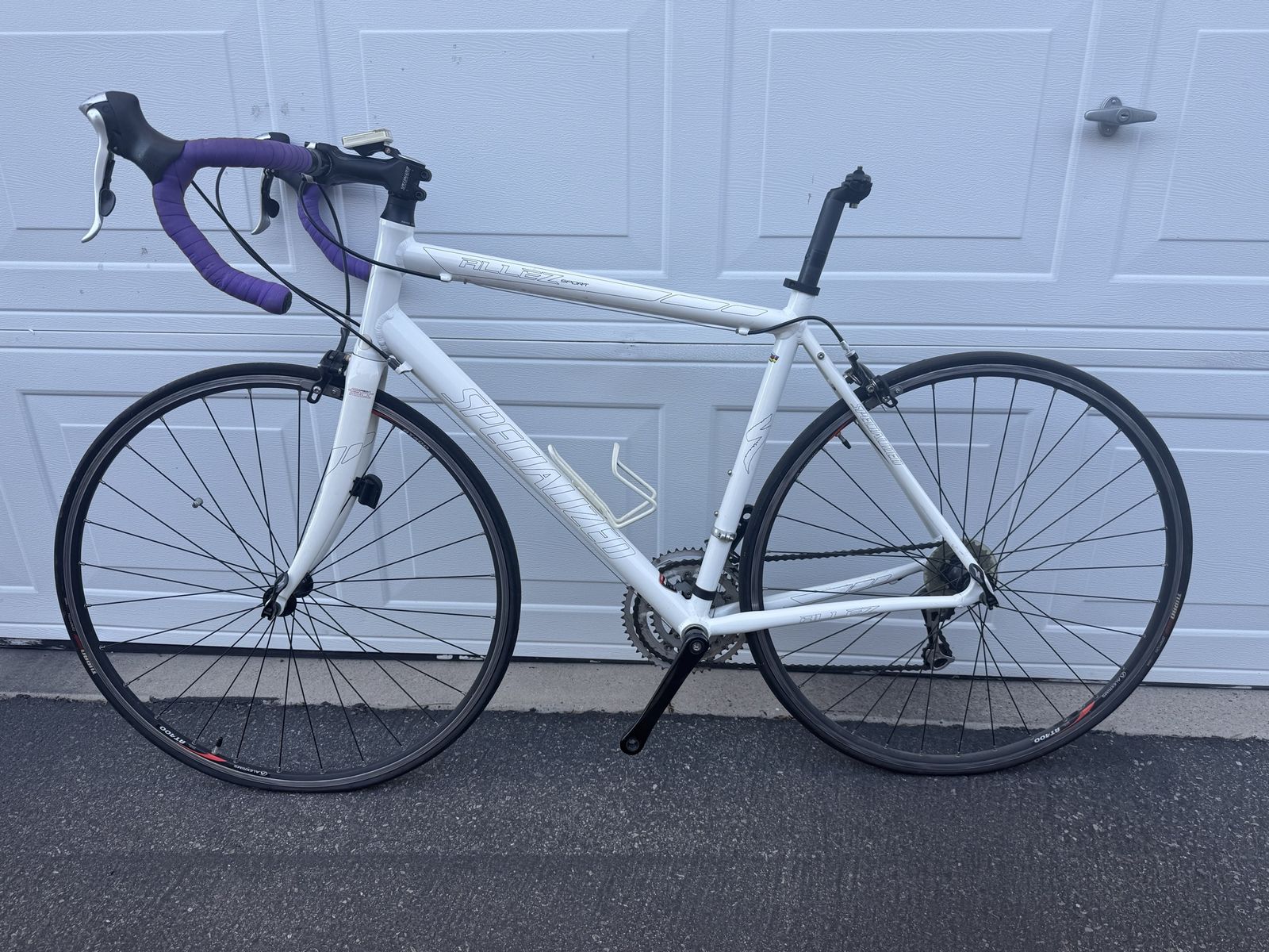 Specialized Allez Sport 52cm - White, FACT Carbon Fork, Shimano Tiagra 9-Speed