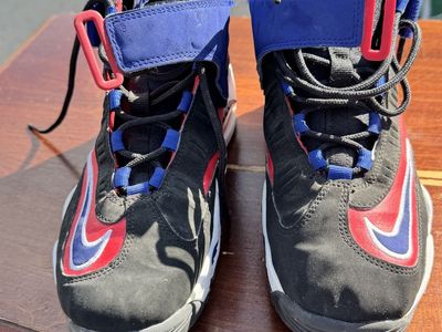 Nike Ken Griffey Jr. Air Max 24 Men's Shoes - Black, Red, Blue - Size 6.5