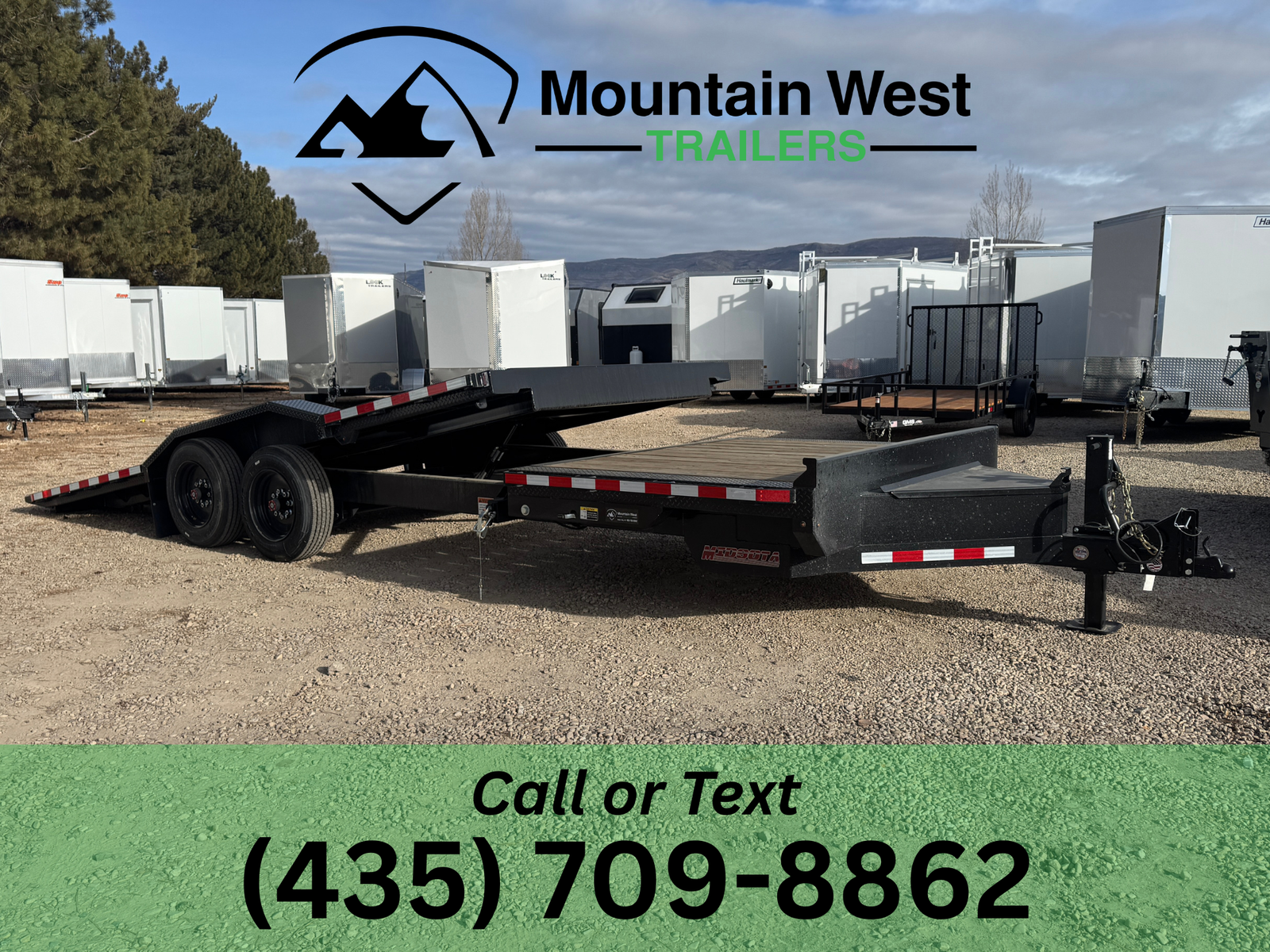 2026 Midsota 8.5X24-17.6K Wide Body Tilt Trailer