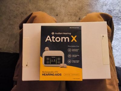 Audien Hearing ATOM X Rechargeable OTC Hearing Aids