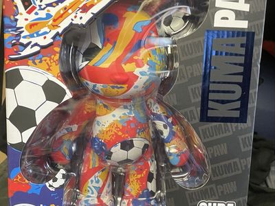 Kuma Paw Supa Flair Soccer Edition Collectible Bear Figure