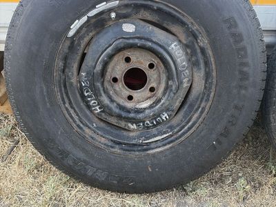 Carlisle DuraTrail ST205/75R15 Trailer Tire with Wheel - For Trailer Service Only