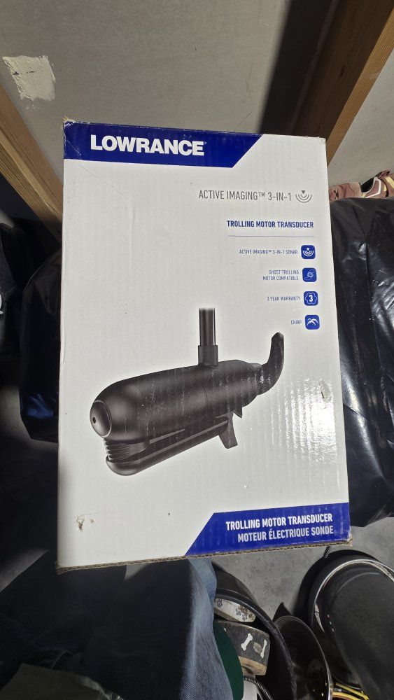 Lowrance Active Imaging 3-in-1 Trolling Motor Transducer