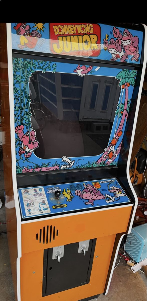 Donkey Kong Junior Arcade Cabinet - Vintage Classic Video Game Machine