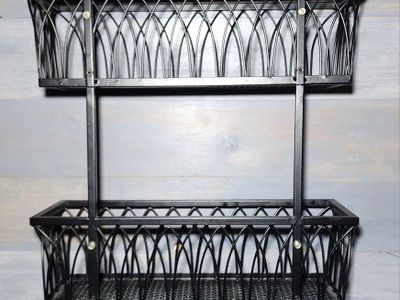 Door Rack with 3 Baskets & Hooks