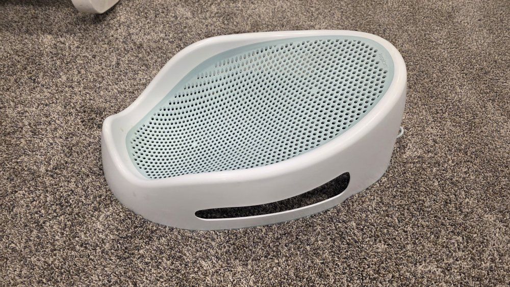 Angelcare Baby Bath Support Seat White and Blue Used