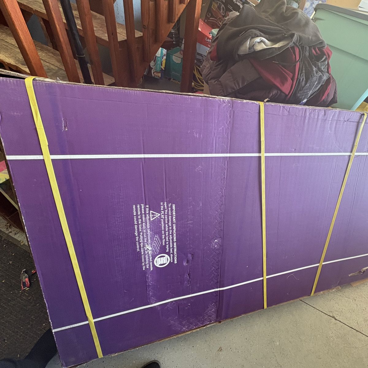 Brand New Purple PowerBase Twin XL Adjustable Base