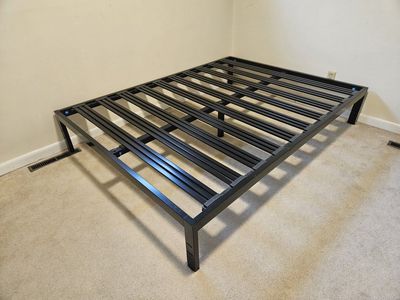 Queen Platform Bed Steel