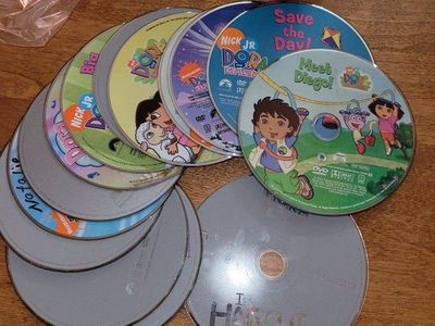 (14) Dora the Explorer Shows on DVD - No Cases