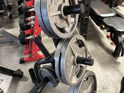 Olympic Hand Grip VTX Weight Plates