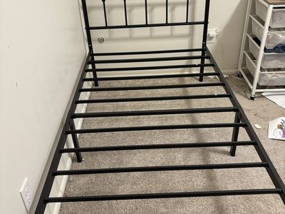 Twin metal bed frame